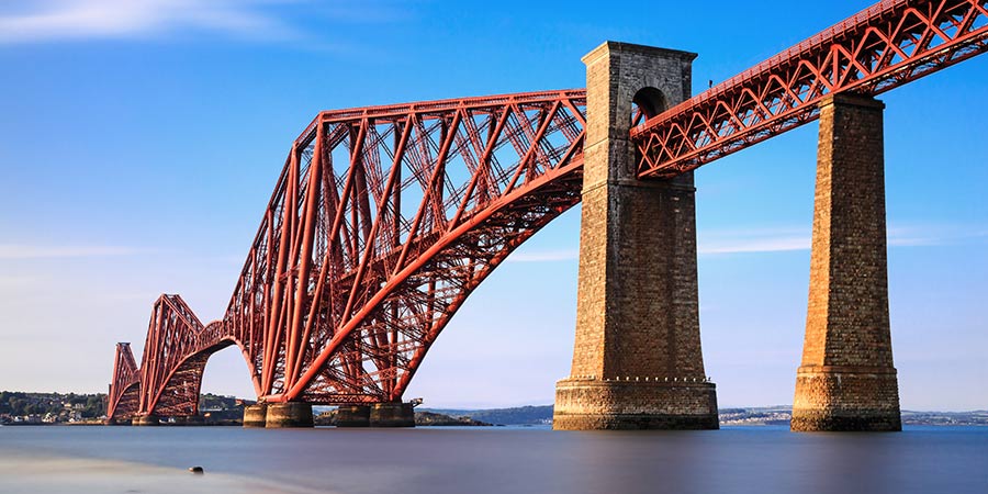 Crossing the Forth Rail Bridge to the Highlands